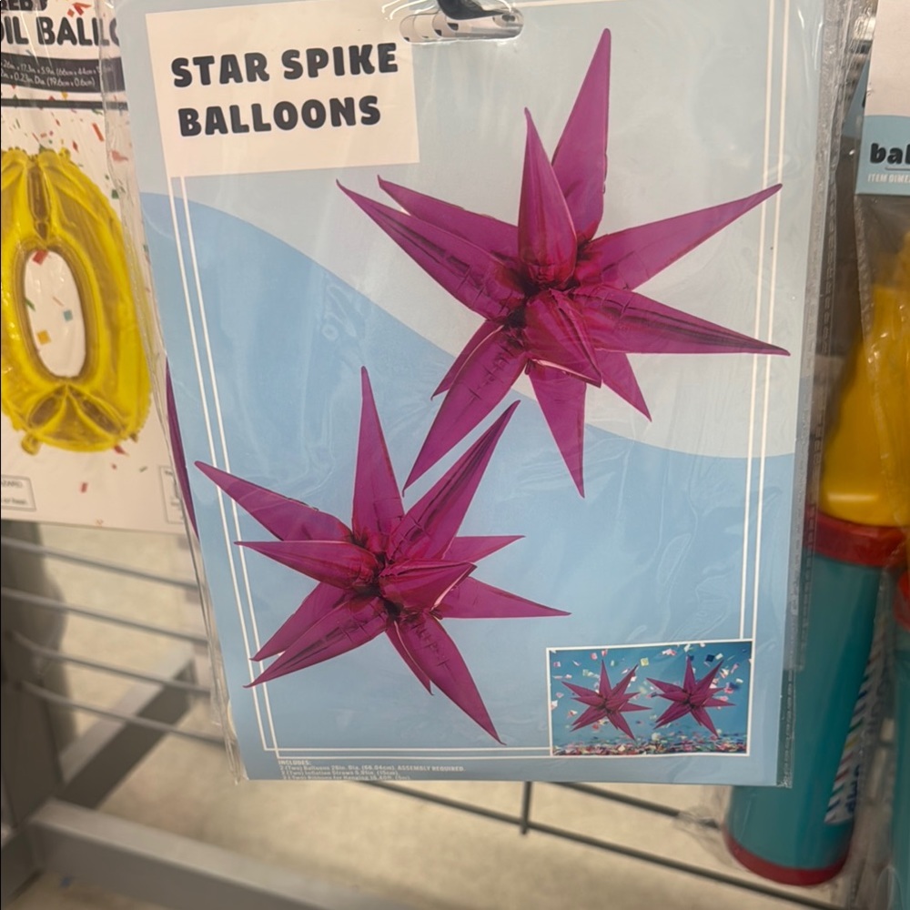 Vibrant Purple Star Balloons